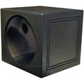 Qpower QBOMB15SSINGLE Single 15 Sealed Woofer Enclosure Withh Bed Liner Spray