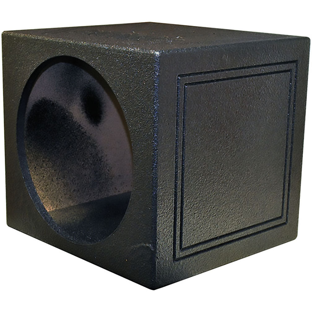 Qpower QBOMB15SSINGLE Single 15 Sealed Woofer Enclosure Withh Bed Liner Spray