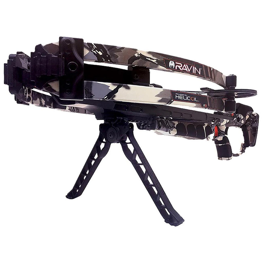 Ravin R150 TacHeads Quick-Detach Crossbow Bipod For Use Exclusively With Ravin Crossbows,Black
