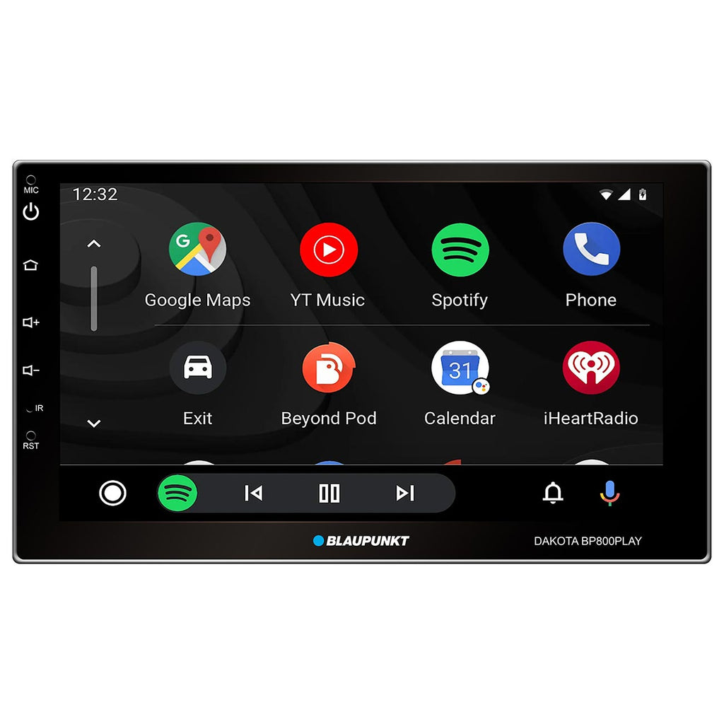 Blaupunkt BP800PLAY Dakota BP800PLAY 6.8-in. Double-DIN Digital Media Receiver with Bluetooth, Apple CarPlay, and Android Auto