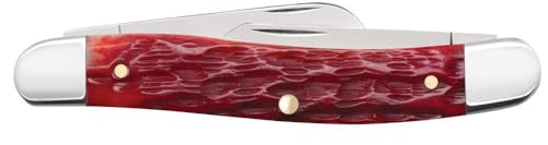 W.R. Case & Sons Cutlery Knife, SS Pocket Worn Old RED