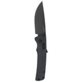 SOG Flash AT Daily Carry Ambidextrous Straight Pocket Folding Knife| Ergonomic Handle & Deep-Carry Clip | D2 Steel Blade, Urban Grey