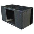 Rockville RQB15SQ Single 15" Side Ported Sub Box Enclosure, Solo Baric L7S/L7R Compatible, Deep Bass, Durable MDF, Black Carpet, for Car Audio Enthusiasts