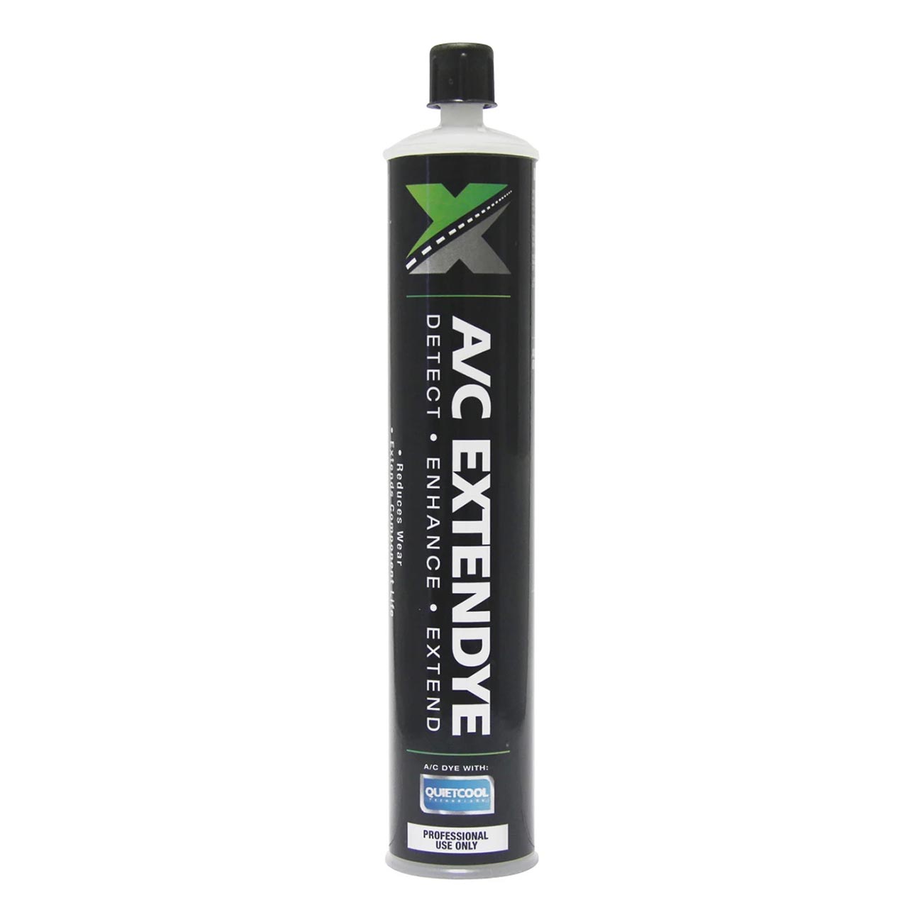 UView 499108A Automotive Air Conditioner ExtenDye 8oz Cartridge for Spotgun Injection Systems, Super-Concentrated UV Dye, Friction Modifier, Anti-wear Additive, Services 64 Vehicles, Hybrid Safe