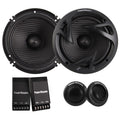 Power Acoustik EF-60C Edge Series 6.5" 500-Watt 2-Way Component Speaker System , BLACK