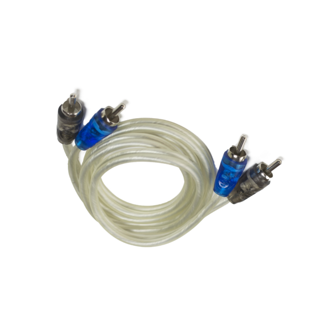 Stinger SSPRCA9 9‑Foot Premium RCA Cable – Car Audio Stereo Interconnect, Dual Shielded, High-Fidelity Signal Transmission