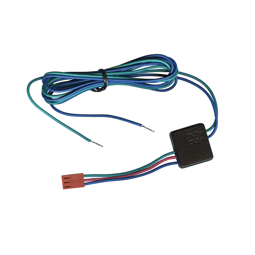 Omega DLPP3 3‑Pin Door Lock Polarity Adapter — Converts Negative Pulse to Positive for Aftermarket Alarm/Keyless Entry Systems