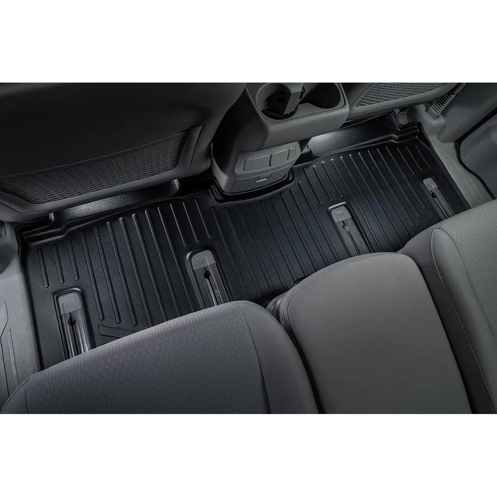 SMARTLINER SA0203B0203 Floor Liners Front & 2nd Row for 2015–2021 Kia Sedona 8-Passenger – All Weather Custom Fit, Black