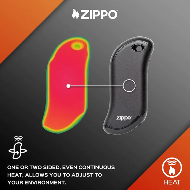 Zippo Black HeatBank 9s Rechargeable Hand Warmer