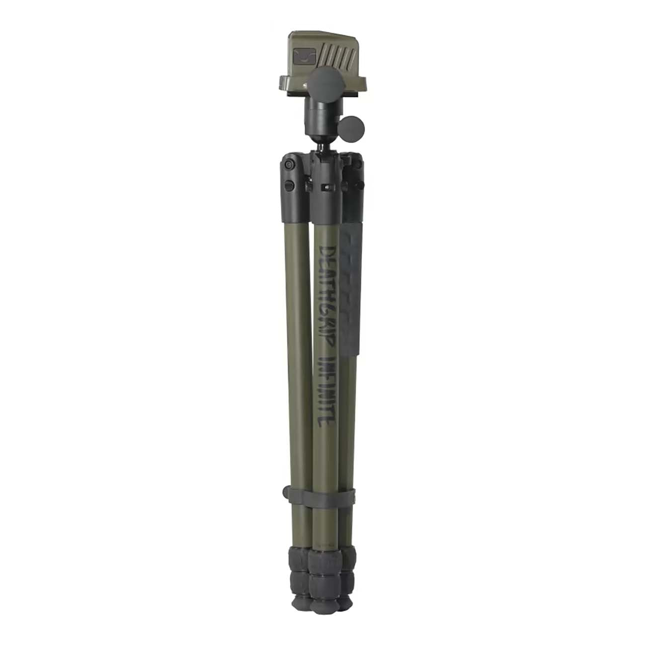 BOG DeathGrip Infinite Aluminum Tripod with Heavy Duty Construction, 360 Degree Ball Head, Quick-Release Arca-Swiss Mount System, and Optics Plate for Hunting, Shooting, Glassing, and Outdoors