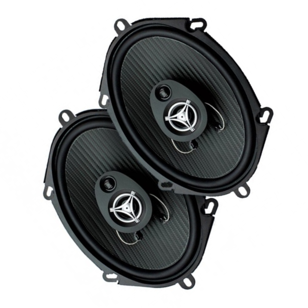 Power Acoustik EF-573 5"x7" 3-Way Coaxial Speaker 200W