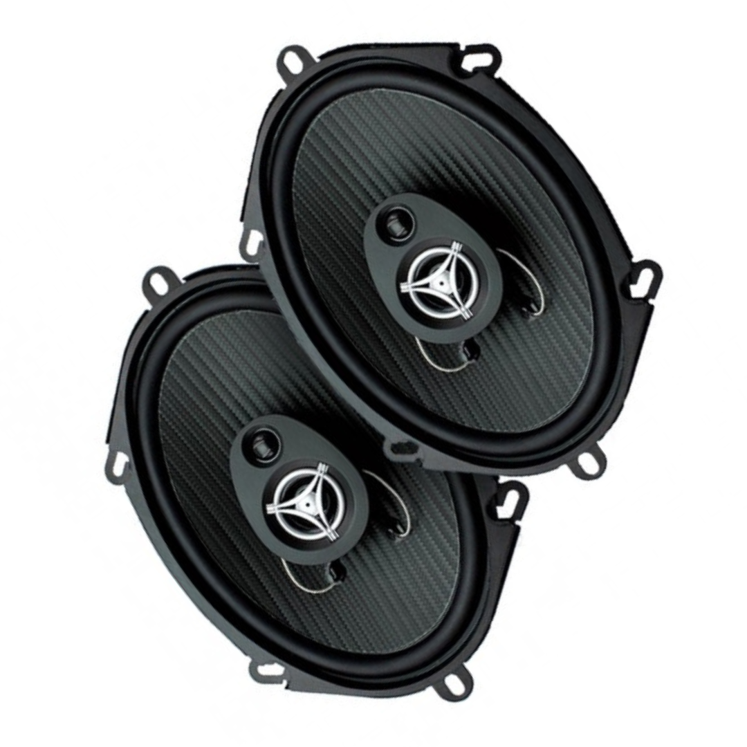 Power Acoustik EF-573 5"x7" 3-Way Coaxial Speaker 200W