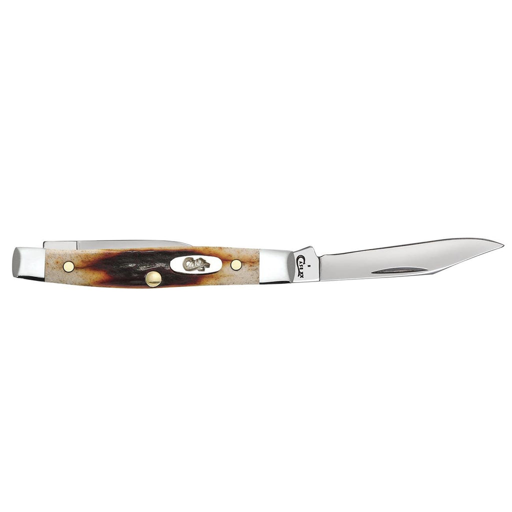 Case WR XX Pocket Knife Red Stag Small Pen Item #9581 - (R5233 SS) - Length Closed: 2 5/8 Inches