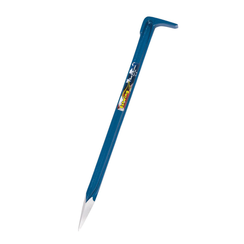 EstWing GP-18 Gad Pry Bar, 18" Forged Geological Tool w Pointed Tip & Chisel End