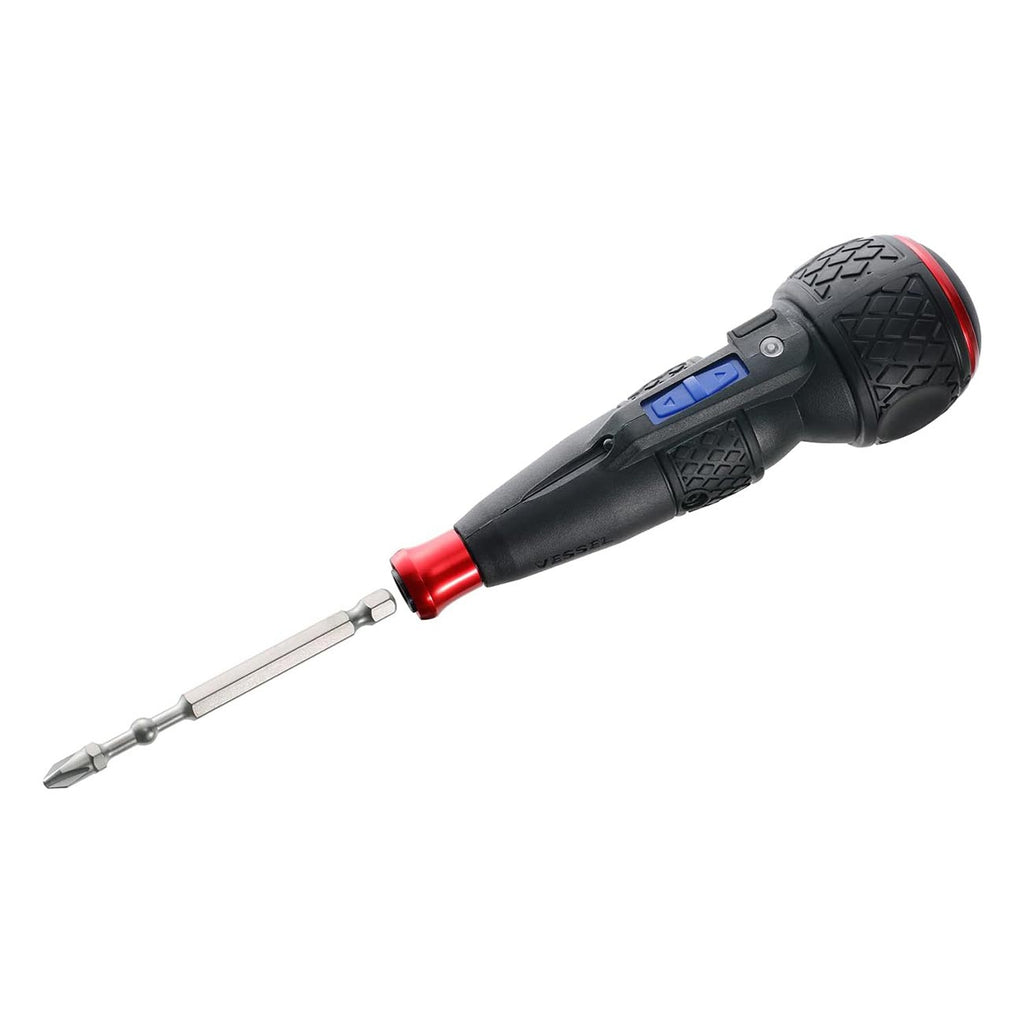 (USA Official) VESSEL e-ASSIST Screwdriver | Higher-Torque Model made in Japan No.220USB1U