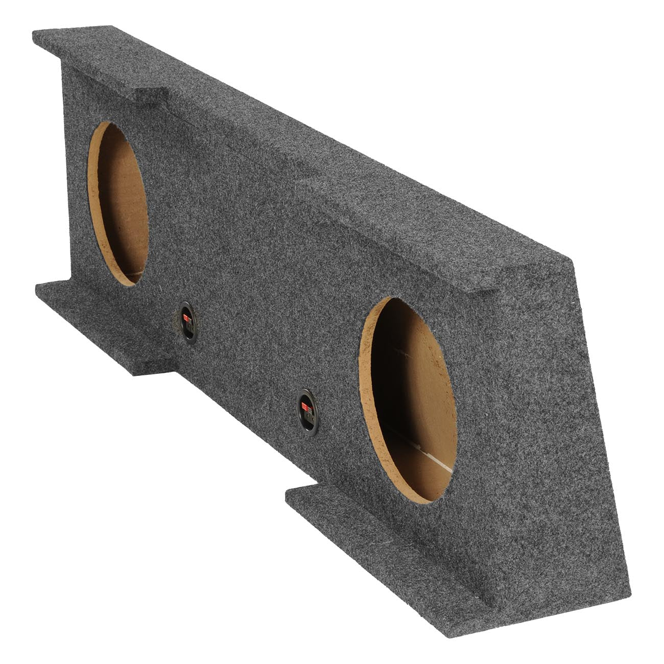 Q Power GMC10 2007 4DOOR Dual 10-Inch Custom Fit Speaker Box for GM/Chevy Crew Cab 4-Door Trucks 2007-2013