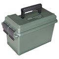 MTM AC50C-11 Ammo Can | 50-Caliber | Heavy-duty dual latching system | Rugged polypropylene plastic| O-ring seal system, water resistant| Bulk Ammo Storage | Forest Green