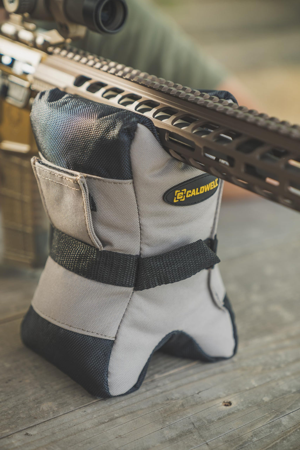 Caldwell Tactical DeadShot Combo Filled Shooting Front, Rear Rests with Adjustable Height for Rifles, Range, Hunting