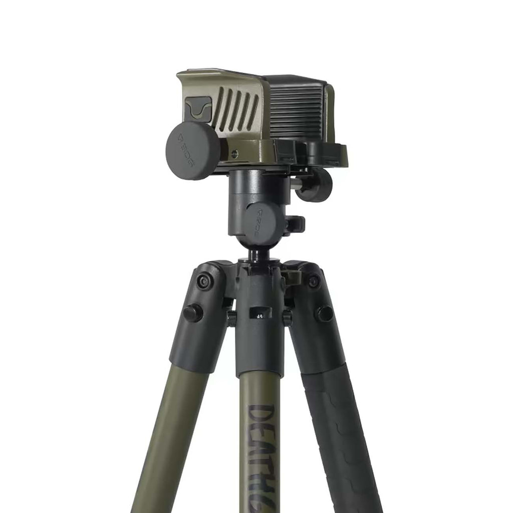 BOG DeathGrip Infinite Aluminum Tripod with Heavy Duty Construction, 360 Degree Ball Head, Quick-Release Arca-Swiss Mount System, and Optics Plate for Hunting, Shooting, Glassing, and Outdoors
