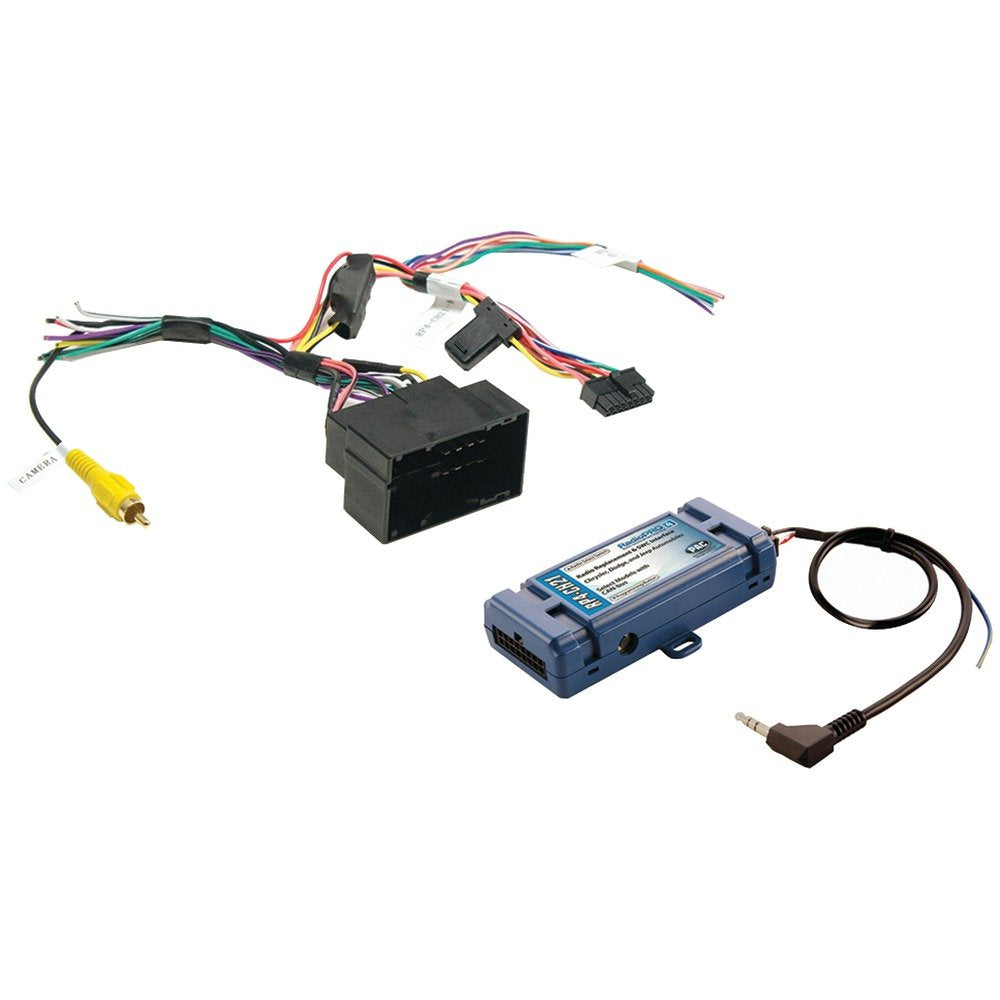 PAC RP4-CH21 RadioPRO4 Interface for Select Dodge Vehicles (2013-2018) with CAN Bus All-in-One Radio Replacement and Steering Wheel Interface, Pre-Loaded with Amplifier Retention, Seat Controls