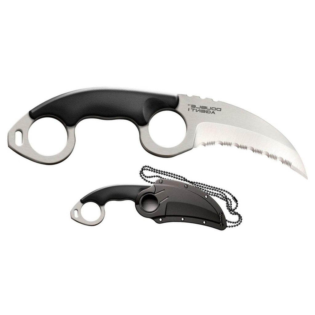 Cold Steel Double Agent I Neck Knife w/Grivory Handle (Serrated) 39FKS