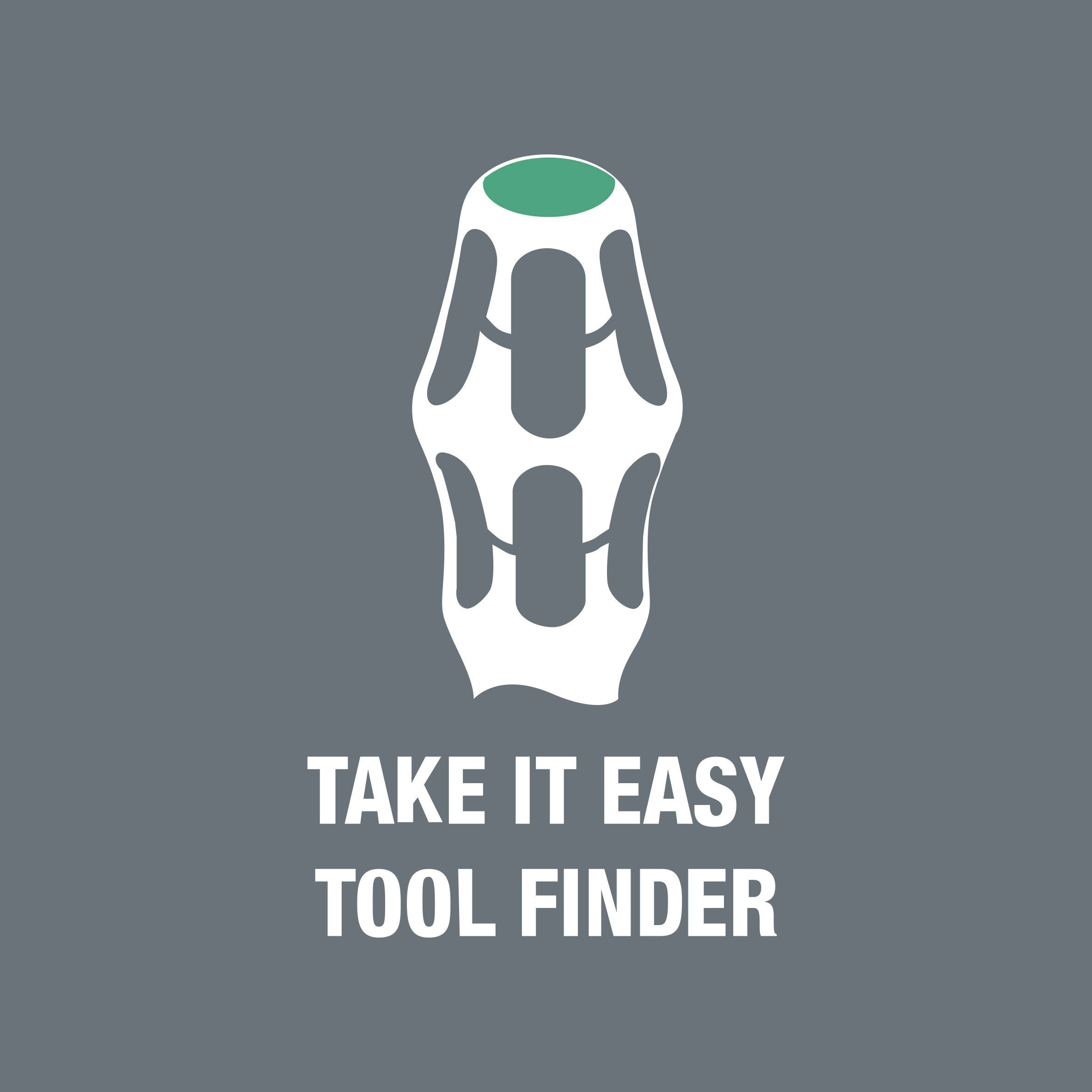 Wera 05007680001 Kraftform Plus 334 SK/6 Screwdriver Set and Rack, Lasertip, 6-Piece