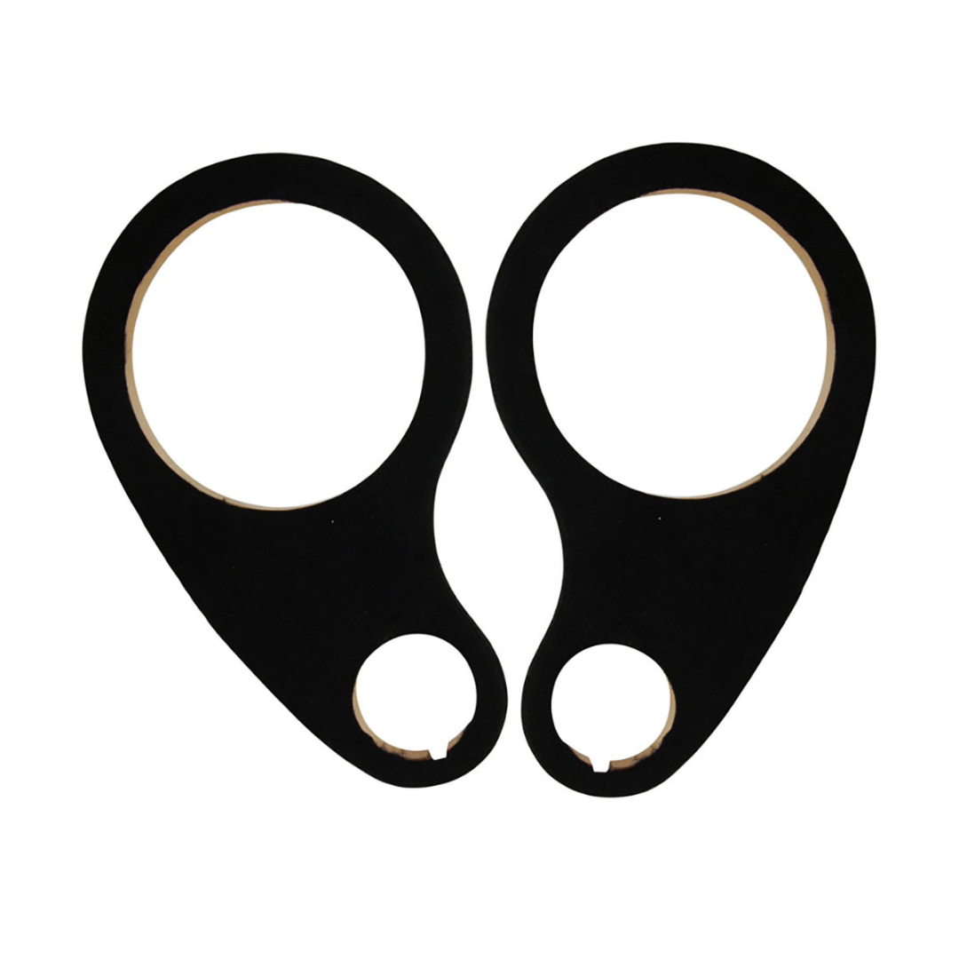 Installation Solution RING8CTW 8″ Speaker & 2-7/8″ Tweeter Carpeted Spacer Rings – 3/4″ MDF Extension (Pair) Car Audio Speaker Mount Adapters