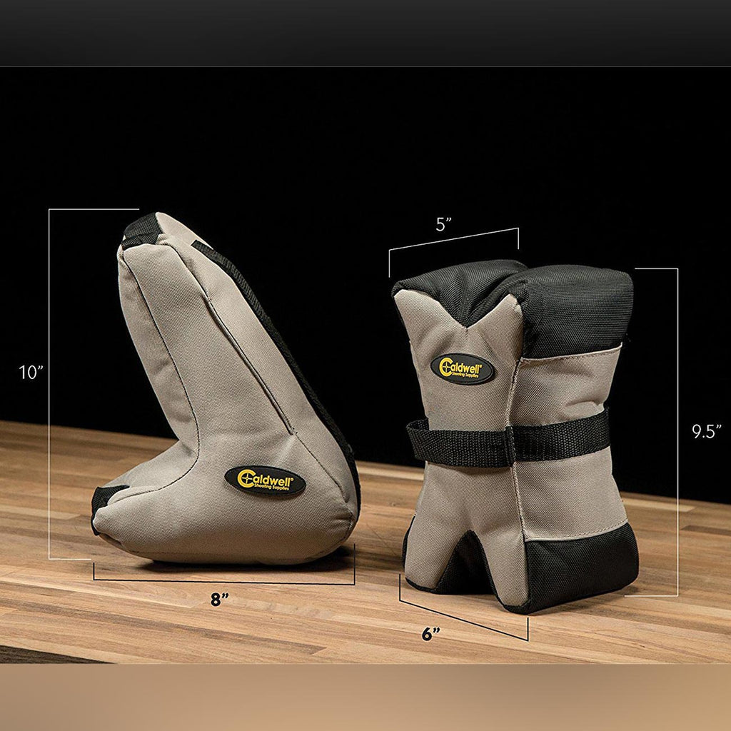 Caldwell Tactical DeadShot Combo Filled Shooting Front, Rear Rests with Adjustable Height for Rifles, Range, Hunting