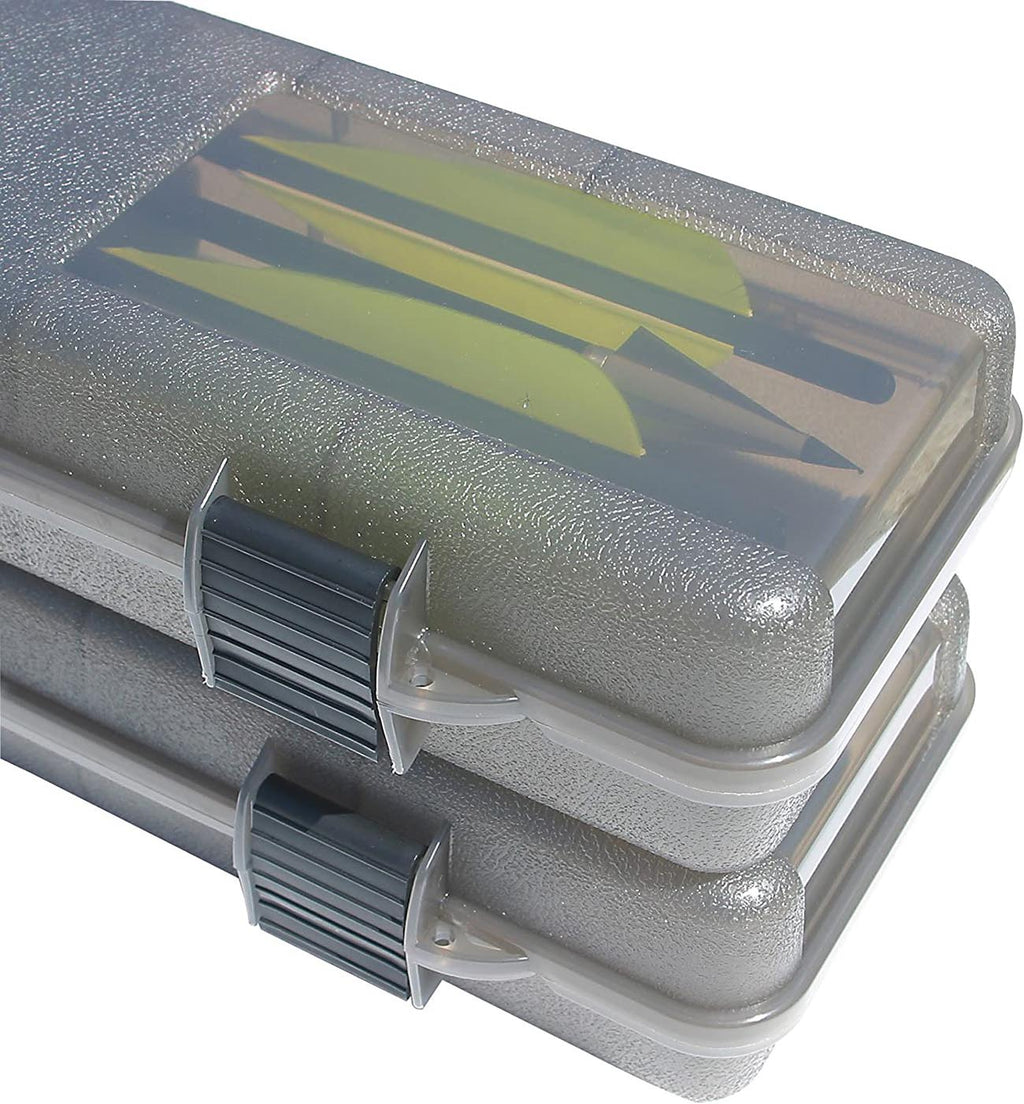 MTM BHCB-41 Crossbolt Case, Holds 12 Bolts up to 23", USA Made, Clear Smoke