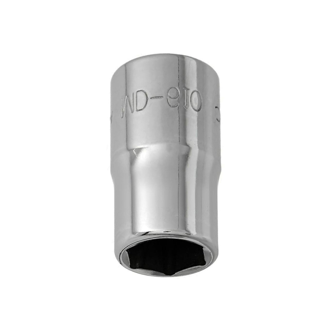 Williams JHWM-610 SUPERTORQUE 1/4-Inch Drive Shallow SAE Socket, 6 Point, 5/16-Inch Size, High-Polished Chrome Finish, Designed For Use On 6 Point Fasteners
