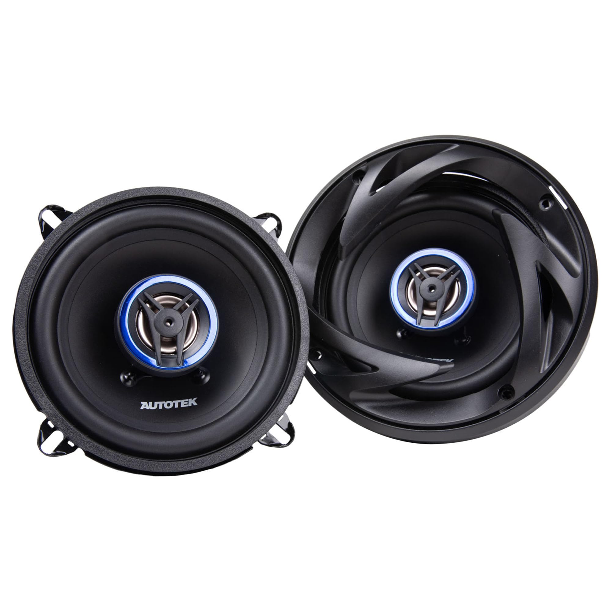 Autotek Street Machine 250W 5.25 Inch 2 Way Car Audio Coaxial Speakers with Neo Mylar Soft Dome Tweeters for Crystal Clear Sound, Pair