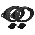 American International GMSB306 Speaker Adapter Pair for 2014–2020 GM Trucks & SUVs – 6.5" to 6.75" Car Speaker Mounting Brackets