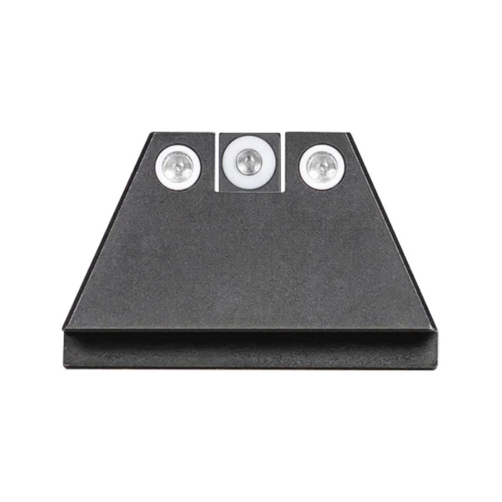 Night Fision Suppressor Height Night Sight Set Designed for Glосk 17/19/34, White Front Right, White Rear Rings