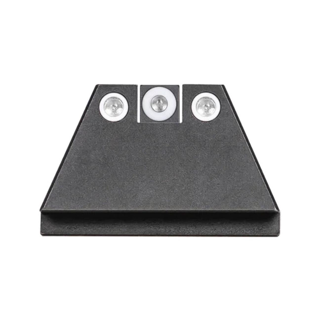 Night Fision Suppressor Height Night Sight Set Designed for Glосk 17/19/34, White Front Right, White Rear Rings