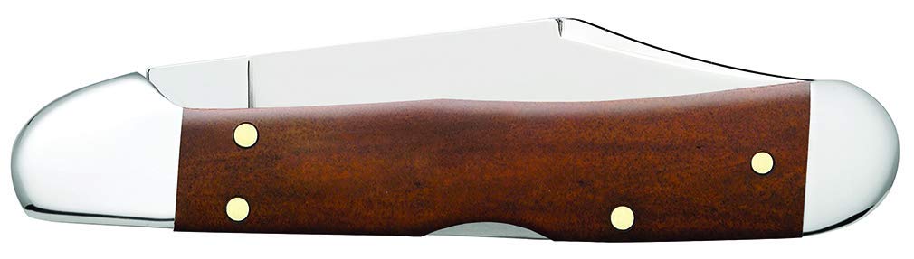 Case WR XX Pocket Knife Chestnut Smooth Bone Mini Copperlock Item #28704 - (61749L SS) - Length Closed: 3 5/8 Inches