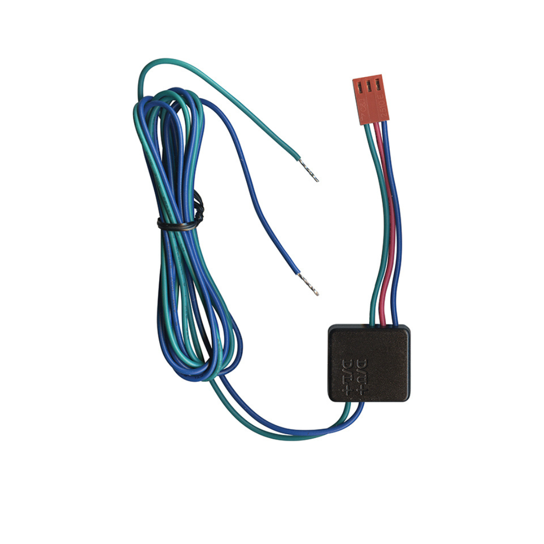 Omega DLPP3 3‑Pin Door Lock Polarity Adapter — Converts Negative Pulse to Positive for Aftermarket Alarm/Keyless Entry Systems