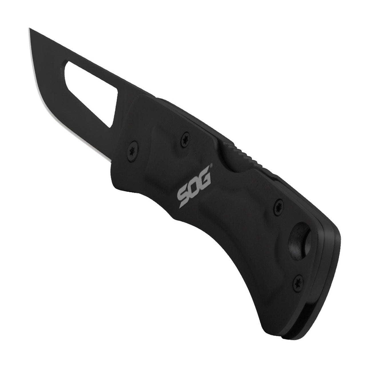 SOG Folding Knife Small Knife – Centi II EDC Pocket Knife for Men Women w/ 2.1 Inch Small Blades EDC Keychain Set, Black