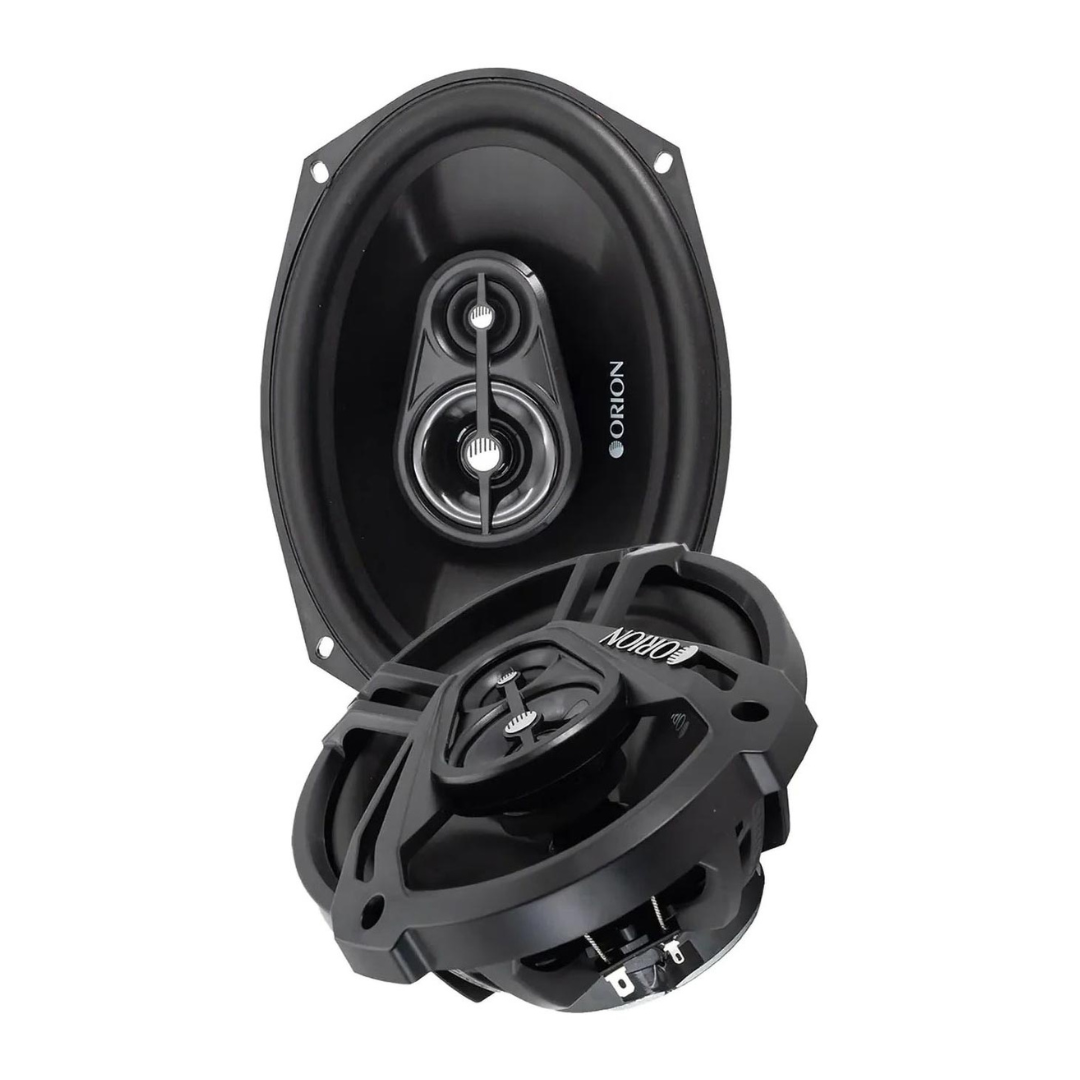 ORION Cobalt Series CB693 6x9” 3-Way Coaxial Car Speakers, 320W, 4 Ohms, Full Range, Enhanced Bass, Polypropylene Cone & Butyl Rubber Surround, Easy Install, Grills Included (Pair)