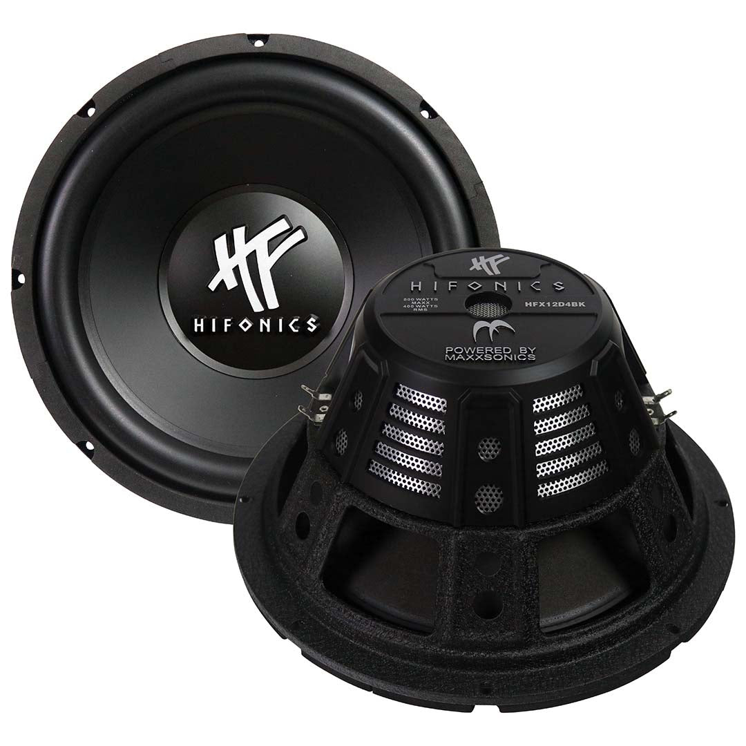 Hifonics HFX12D4BK 12 Inch 4 Ohm DVC Subwoofer
