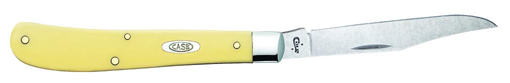 Case WR XX Pocket Knife Yellow Synthetic Slimline Trapper SS Item #80031 - (31048 SS) - Length Closed: 4 1/8 Inches