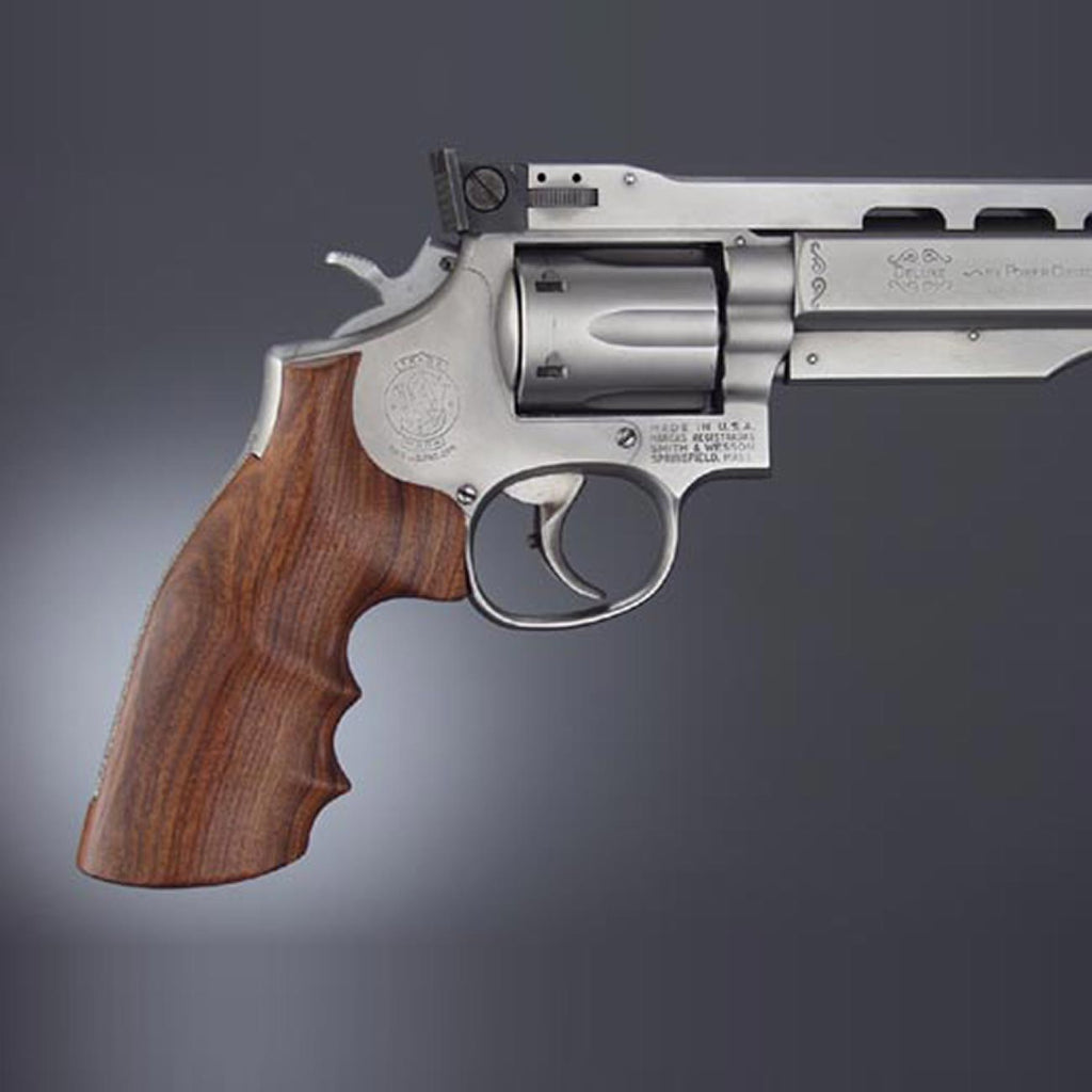 HOGUE 10300 S&W K or L Frame Square Butt Grips, PAU Ferro