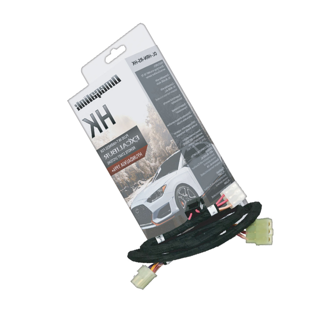 Omegalink OLHRNRSHK Plug & Play T-Harness for Select 2010–2025 Hyundai/Kia Standard Key Vehicles