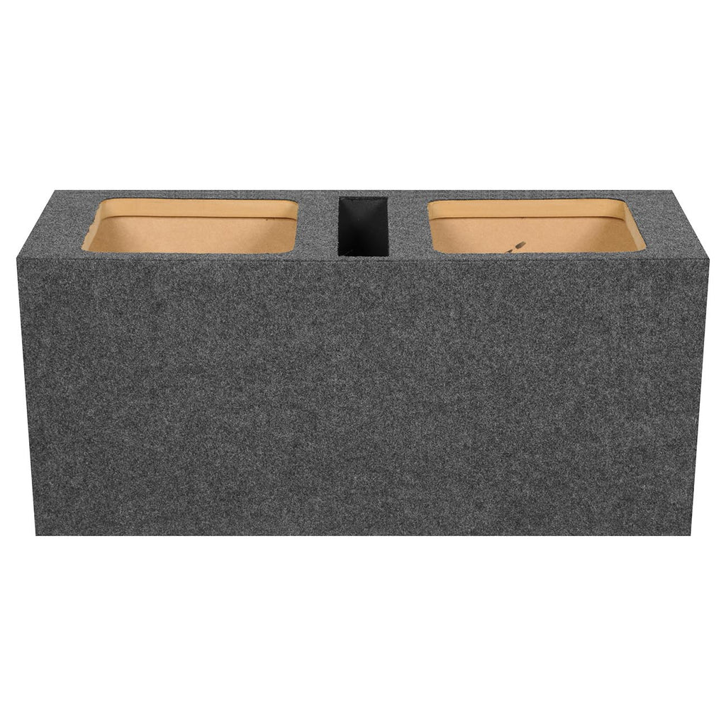 Q Power HD212 VENT SQ Dual 12-Inch Vented Custom Speaker Box for Kicker L7 Subwoofer