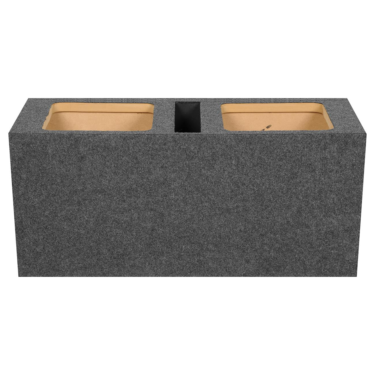 Q Power HD212 VENT SQ Dual 12-Inch Vented Custom Speaker Box for Kicker L7 Subwoofer