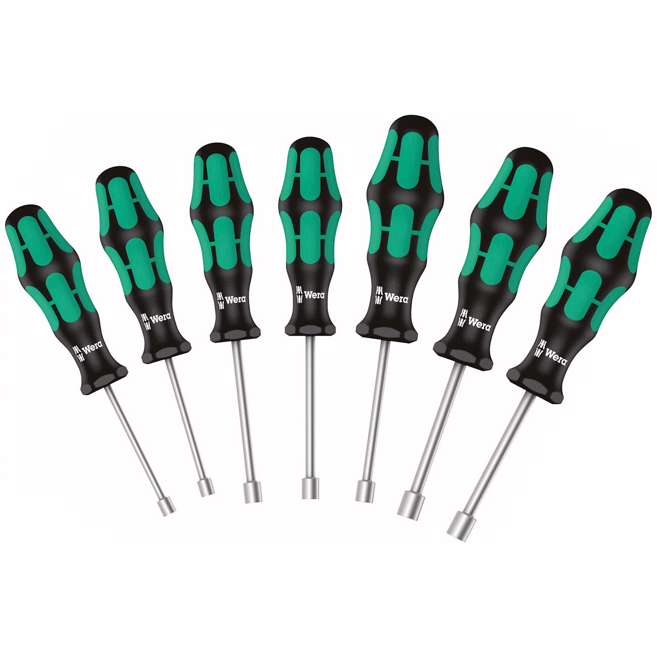 Wera 05029510001 Metric Hollow Shaft Nutdriver Set – 7 Piece