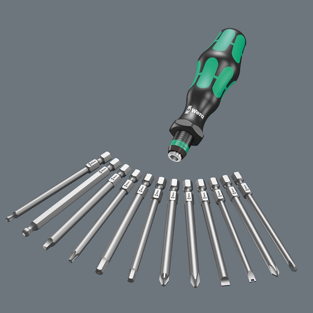 Wera - 5059297001 Kraftform Kompakt 62 Bitholding Screwdriver and Pouch Set, 33-Pieces