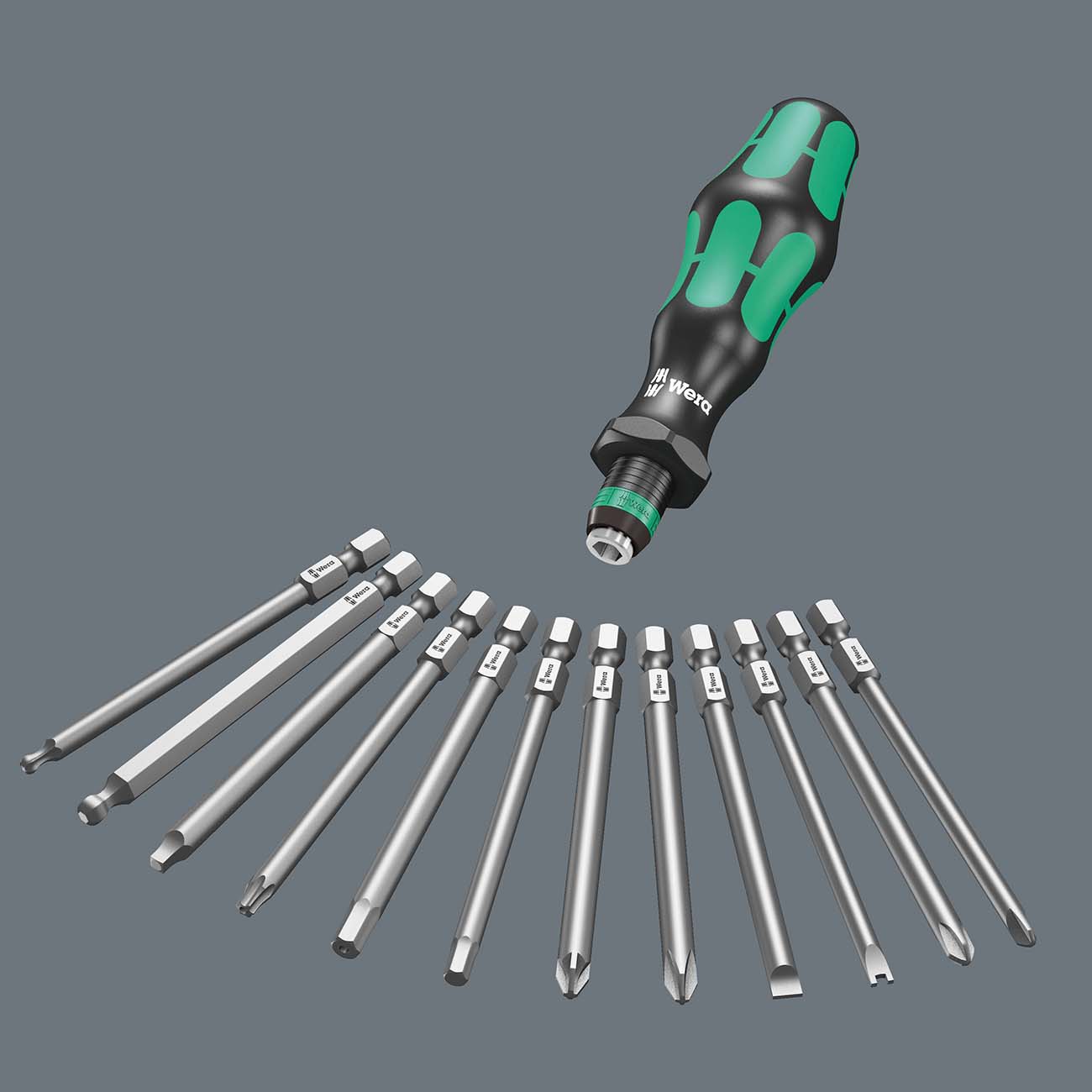 Wera - 5059297001 Kraftform Kompakt 62 Bitholding Screwdriver and Pouch Set, 33-Pieces