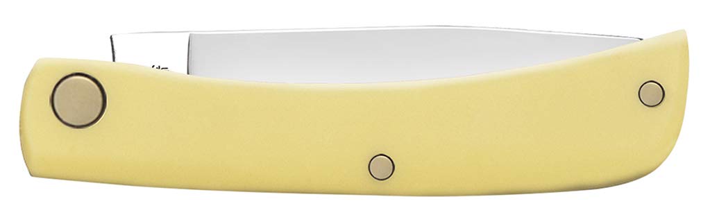 Case Knives Sod Buster Jr Folding Pocket Knife Yellow Synthetic Handle 00032 / CASE032