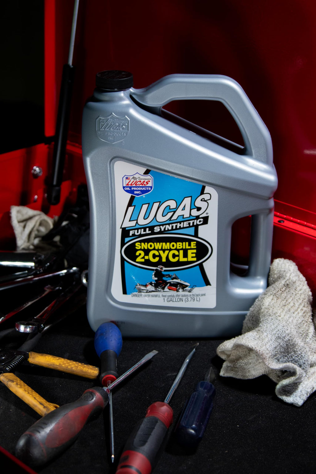 Lucas Oil 10847 Snowmobile Oil - 1 Gallon