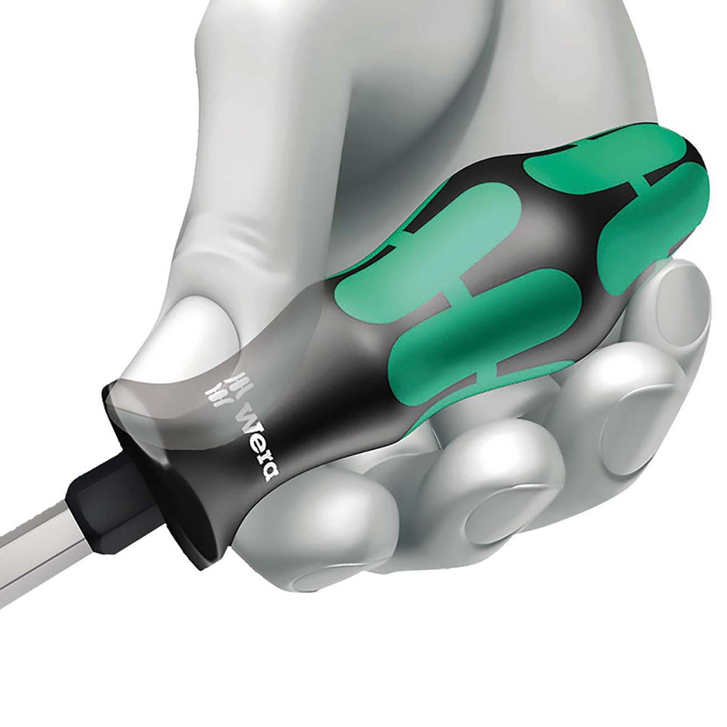 Wera 5028160001 Kraftform 392 Hexagon Flexible Shaft Bitholding Screwdriver, 1/4" Head, 177mm Blade Length, MULTI